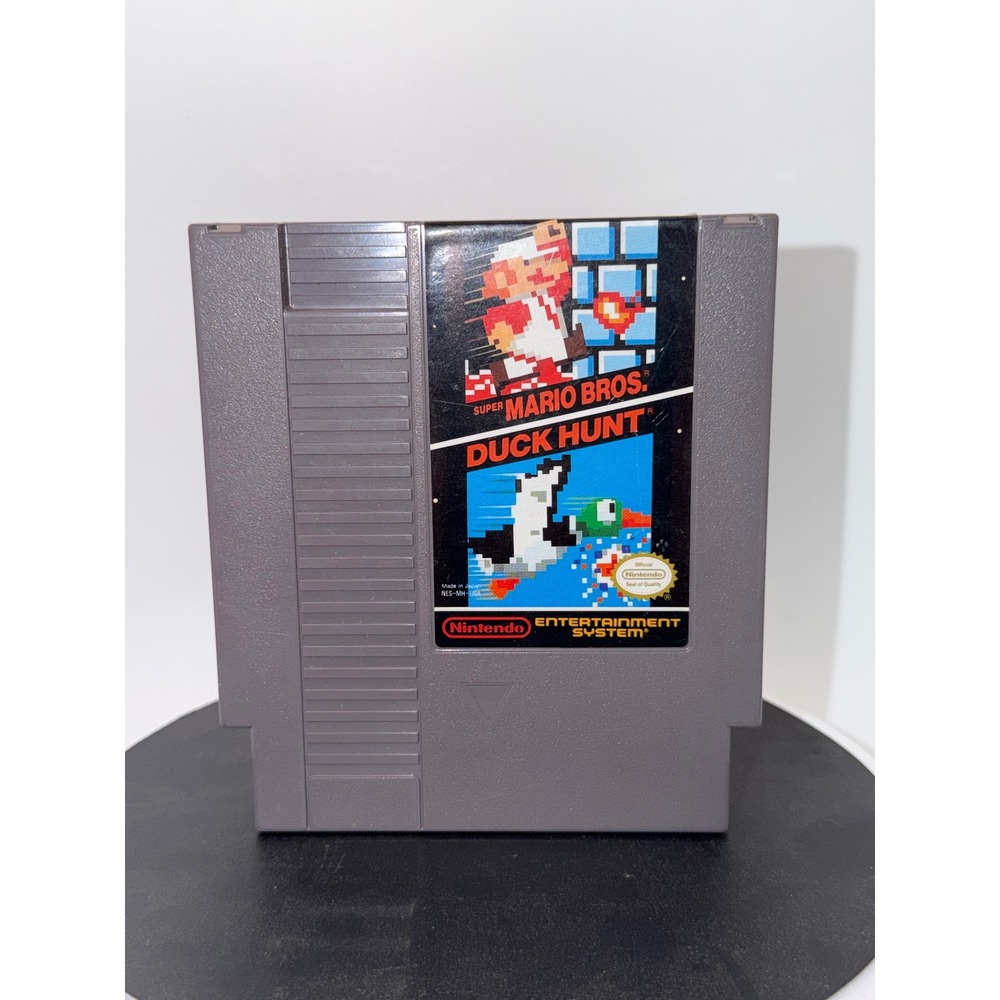 Super Mario Bros Duck Hunt Nintendo NES Game Cartridge NES-MH-USA Authentic 1985